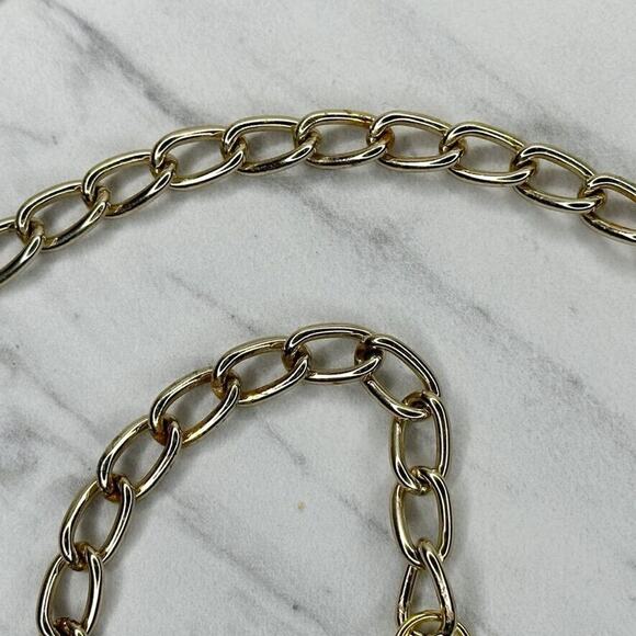 Gold Tone Chain Link Purse Handbag Replacement Strap ✨ - Picture 8 of 11